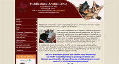 Desktop Screenshot of middlebrookanimal.com